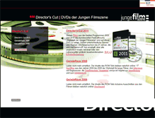 Tablet Screenshot of dvd.jungefilmszene.de